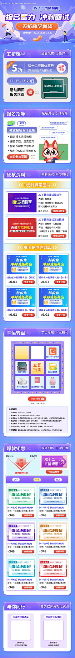 二十妈妈采集到教育详情页