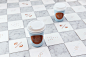 The Crux & Co. : The Crux & Co. is a 270sqm café and patisserie situated on the ground floor of The Emerald Apartments in South Melbourne.They say life is all about balance and that is the crux of the branding. From the monogram logo which resembl