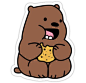 "Grizzly Bears Cookies" Stickers by Eduardo Valdivia | Redbubble