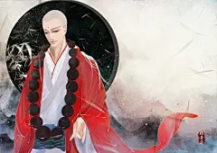 贺图-鸦青染_大师 古风_涂鸦王国插画