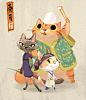 Sushi Cats, Kelsey Eng : Food truck cats at your service!