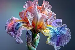玉蝉花植物鸢尾花花朵图片摄影图