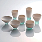 glass-porcelain fusion by Misa Tanaka