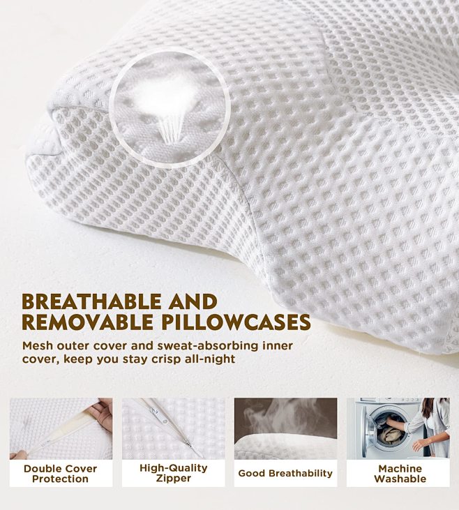 Osteo Cervical Pillow for Neck Pain Relief, Hollow Design