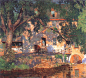 丹尼尔·加伯美国印象派风景画家Daniel <wbr>Garber <wbr>(American, <wbr>1880–1958)