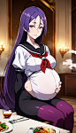 源頼光ママ#おなか 高級レストラン料理山盛り制服コスプレボテ腹人妻 ウマ娘で見慣れた#おなか 202424pixiv今日のお題#おなか #AI生成 #AIart #AIイラスト (11) httpst
