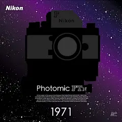 尼康发布100周年限量版海报：10款经典相机上镜 1千块一张