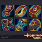 Props, Armor, Weapon, Julia Titova : Items / stuff for Action RPG MOBA game Juggernaut Wars - https://jw.my.com/