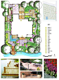 几张庭院参考平面图_景观设计_秋凌景观网景观设计师培训—秋凌景观网 -