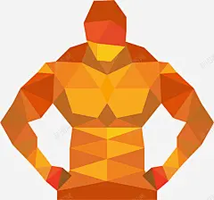 威猛男人人物插画高清素材 人物插画 威猛男人 强壮男人 棱角 浑身肌肉 肌肉男 免抠png 设计图片 免费下载