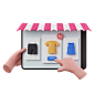 Shopping on Tablet  购物车