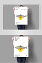 鱼图案海报美食场景样机效果图