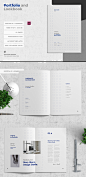 Project Portfolio : Portfolio Template with 40 Pages in unique DesignsFormat: DIN A4 and US Letter