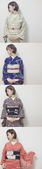 instagram上一位叫naru的日本妹纸的每日穿搭，以和服为基础，融入了很多现代的时尚元素，打破沉闷与古板，多了几份俏皮与帅气。毫无违和感的美！ ​​​​