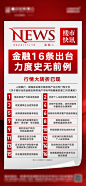 地产政策利好海报 - 源文件