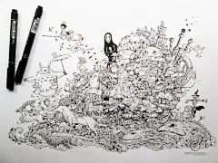 宫崎骏动画手绘 - 插画图片_插画师_插画壁纸_场景插画_yidodo.net - 意兜兜