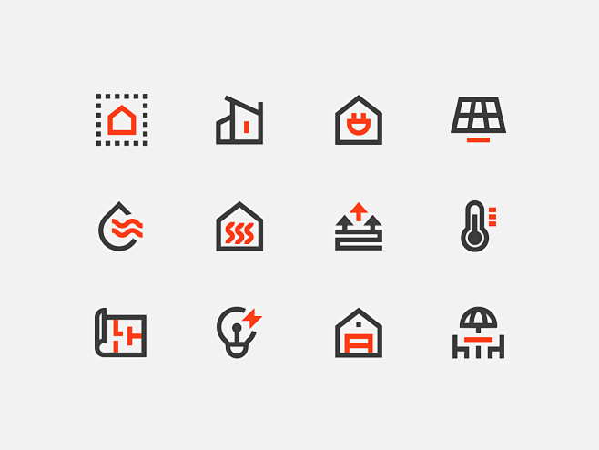 Real Estate Icons by...