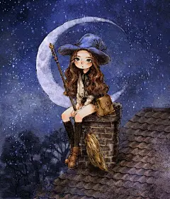 Aeppol的童话风格唯美插画艺术设计