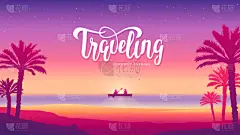 浪漫,船,海滩,蜜月,旅途,小屋,扶手椅,壁纸,度假