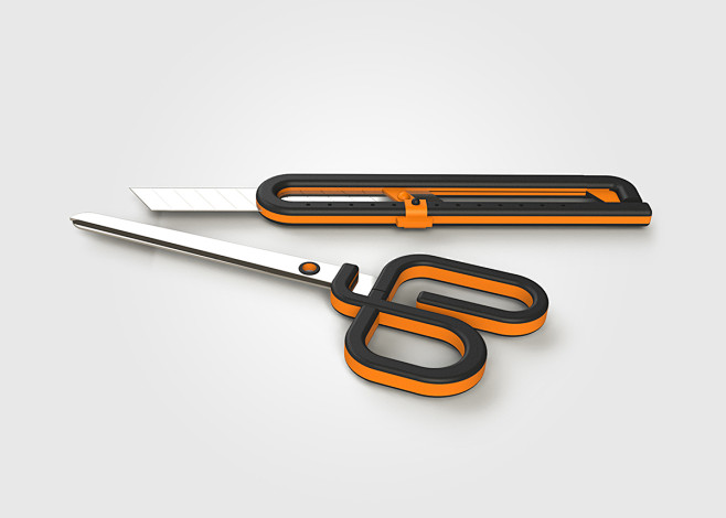 极简线型剪刀、美工刀设计
全球最好的设计...
