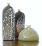 Leaf Bottles: Nick Chase: Art Glass Vase - Artful Home@北坤人素材