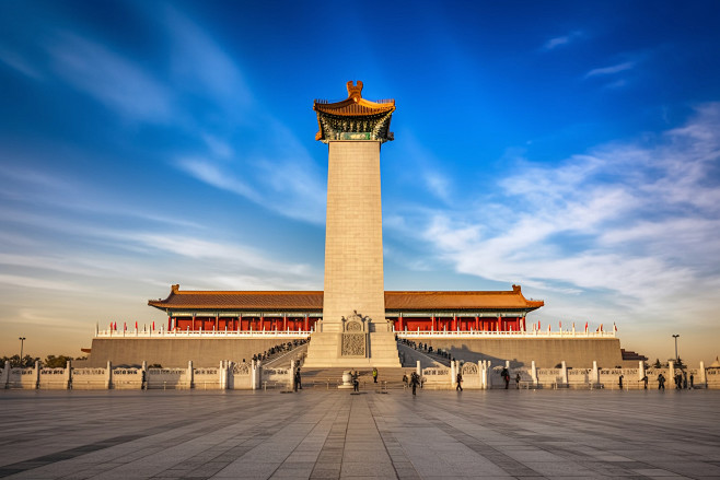 摄图网_600197111_广场的人民英雄纪念碑（企业商用）
