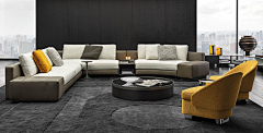 梳打绿采集到【家具品牌】Minotti