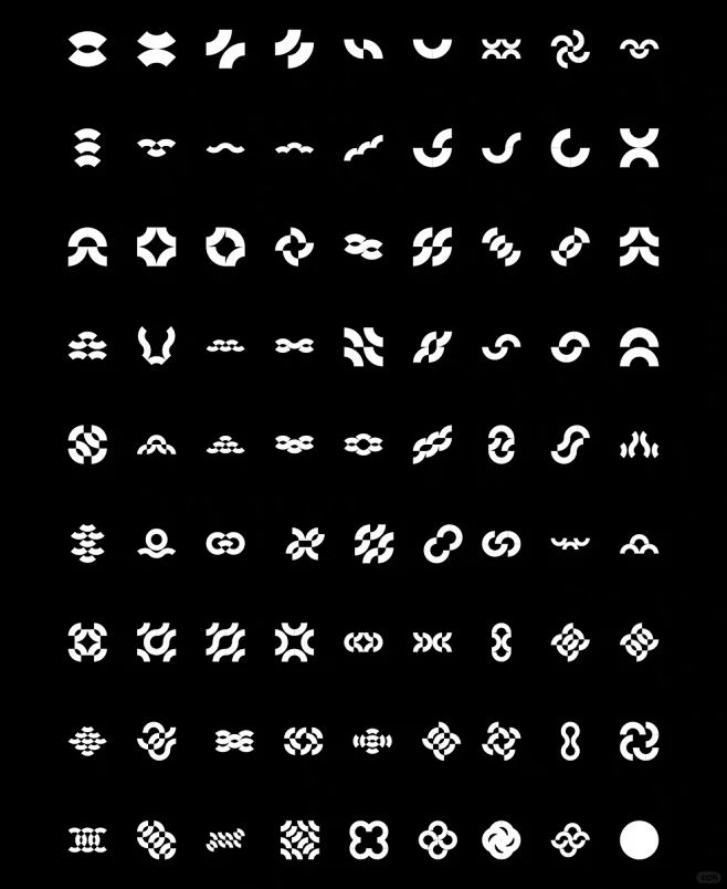 几何图形logo灵感库，没灵感就翻翻看吧