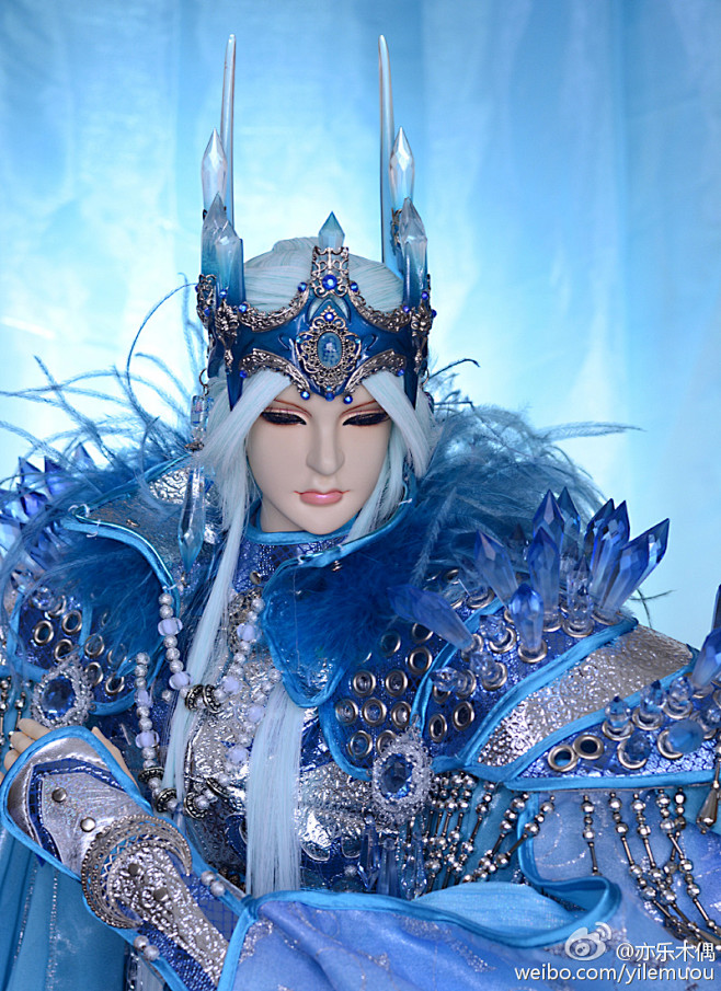 戢武王化身玉辞心霹雳布袋戏经典人物之一蓝色版