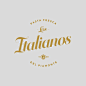 Logo designed by Huaman for Barcelona based traditional Italian food producer and retailer Los Italianos.