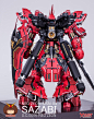 【HelenMoC】惊艳之作，全改MG SAZABI - 高达|科幻模型 - 小T