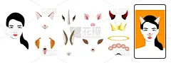 WebVector视频聊天，自拍手机应用脸
