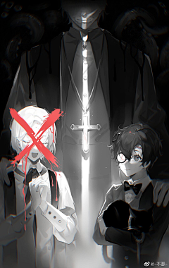 柒渡设计采集到暗黑系底图
