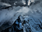 matterhorn-阿尔卑斯山脉运动者的身影---酷图编号1152462
