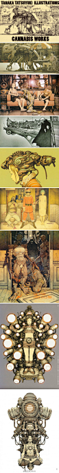 日本动画师、插画师田中达之的作品。田中达之曾为《AKIRA》 《维纳斯战记》《老人Z》等绘制原画。#知日视觉#