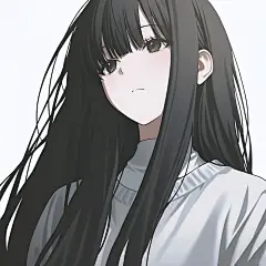 齐刘海黑长直动漫女头 - 小红书