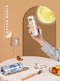 jojo气泡酒饮品 产品拍摄氛围图-中秋