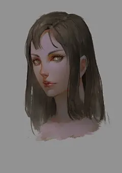 妹子头像练习一枚~~~~