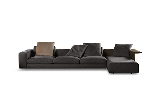 高清大图Minotti现代风格了L型沙发...