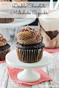 double chocolate milkshake cupcakes