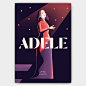 Adele's Australian Tour : Limited edition prints for Adele's 2017 Australian Tour