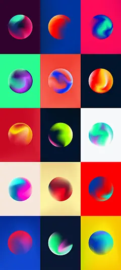 In Deep Space : Wouldn't it be fun to designing your own planets? An experiment in colour and form. Get the free wallpapers, I'll also be offering prints if anyone is interested. Thanks!