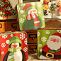新款 圣诞主题方形大号叁件套 收纳铁盒 饼干盒 储物盒 -- TOPIT.ME 收录优美图片