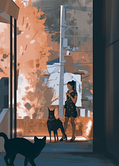 锅哩个锅采集到Atey Ghailan