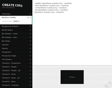 【酷站推荐：所见即所得的定制CSS3代码...