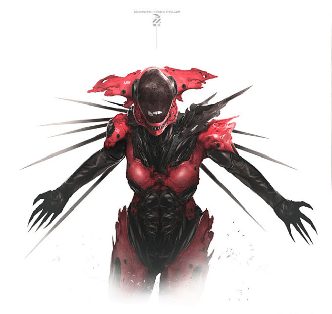 【CG绘画 | #机械战甲库# ​​​​...