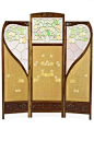 Attributed to Gaspar Homar, Folding screen, Three