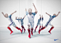 Nike England Football Kit 2016 : In collaboration with AKQA and Nike, Boom with Zbrush artist Vasili Mialick created the cgi models and colour maps of the England football kit 2016 for use on the interactive Nike football mobile app. We created a detailed