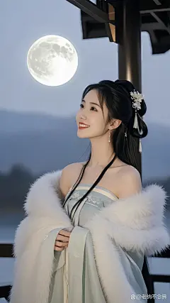 月下美人，需要拿来做壁纸#古典...@老纳不念佛的动态