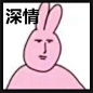 粉红兔子表情包